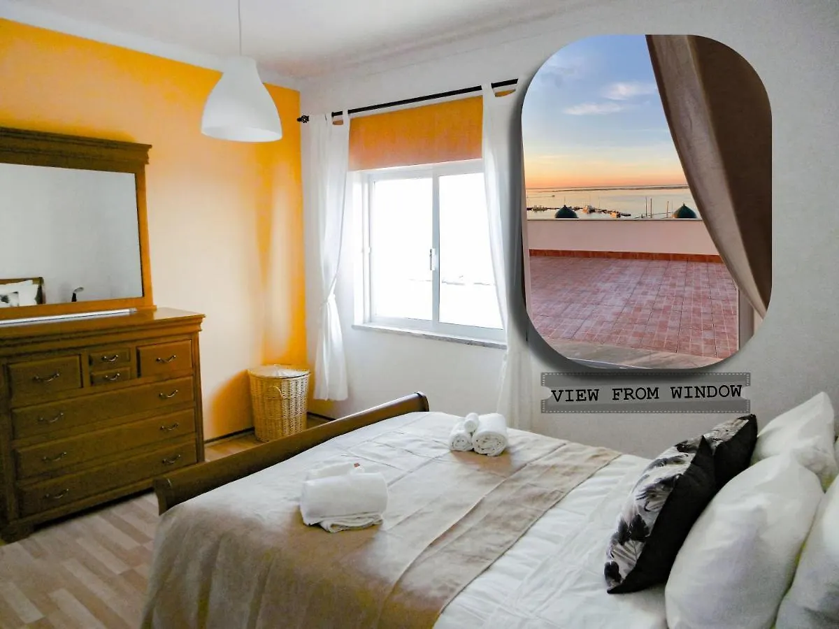 Rooftop Olhao-Algarve Apartamento Com Terraco Vista Mar