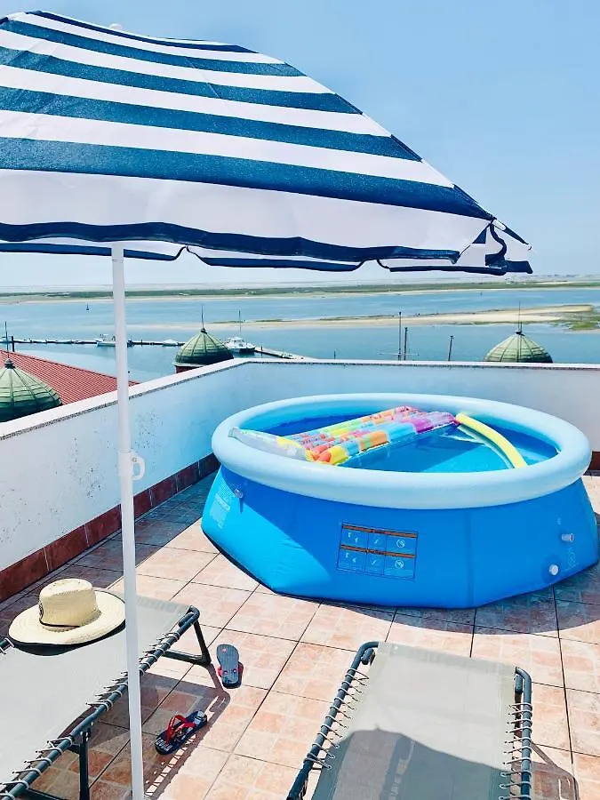 Rooftop Olhao-Algarve Apartamento Com Terraco Vista Mar 0*, 奥良