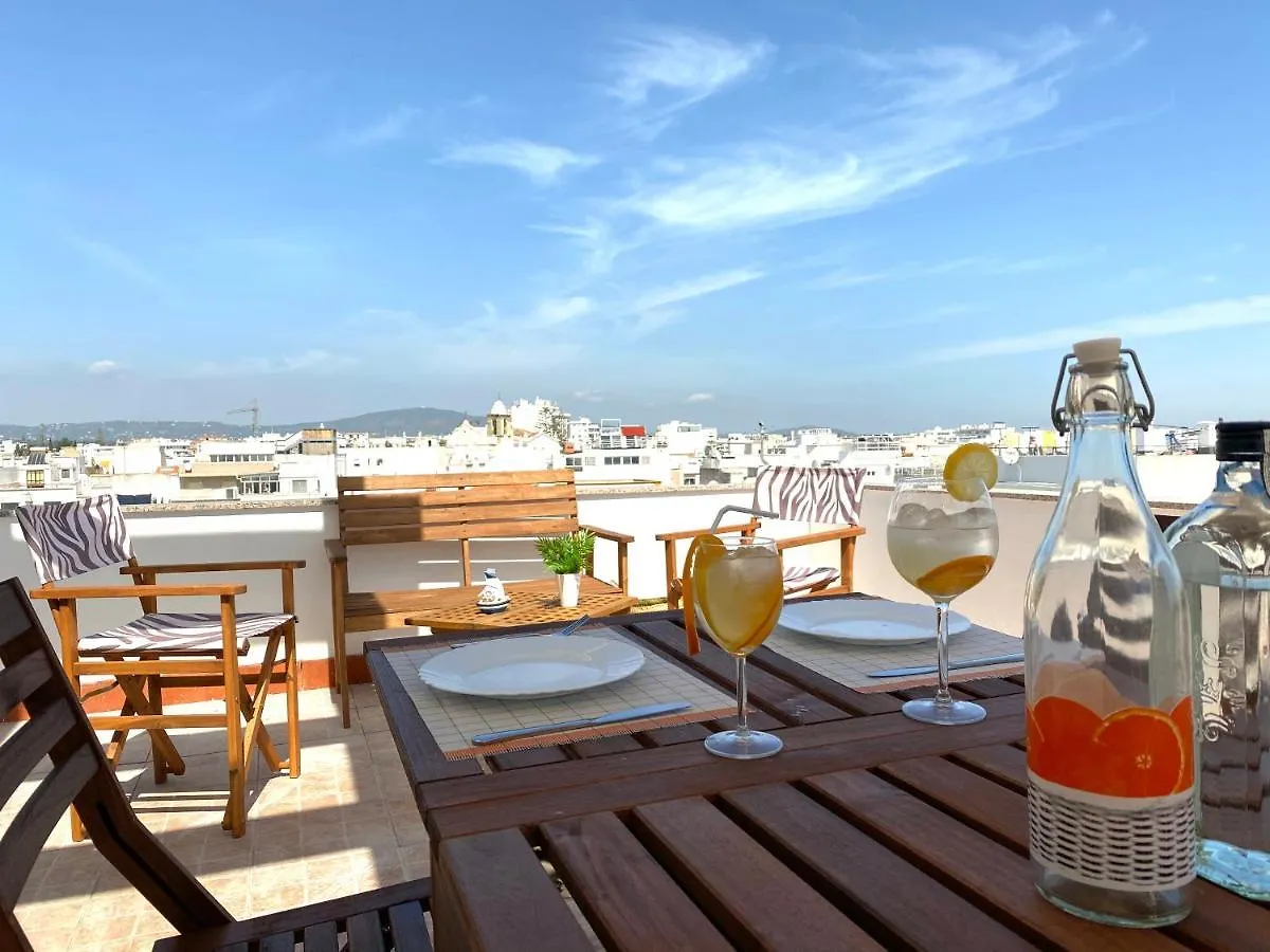 Rooftop Olhao-Algarve Apartamento Com Terraco Vista Mar